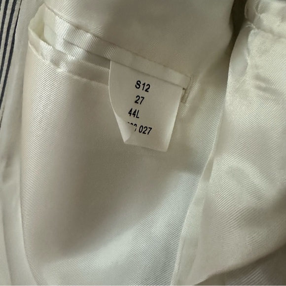 NWOT Brooks Brothers 346 Seersucker Sports Coat Suit Jacket Blazer 44L - Picture 7 of 7